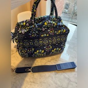 Vera Bradley Weekender - Blue floral